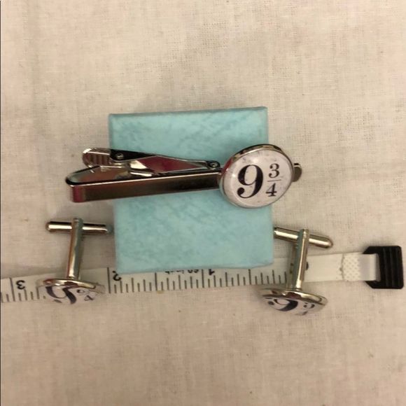 Tie clip and cufflinks set - Picture 4 of 4